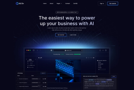 AI X Top SaaS Artificial Intelligence Web Design