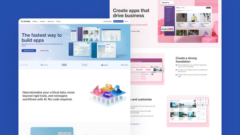 Airtable Top SaaS Automation Web Design