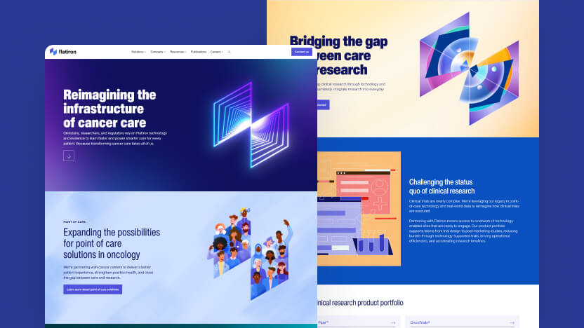Flatiron Top SaaS Health Tech Web Design