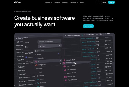 Glide Top SaaS App Development Web Design