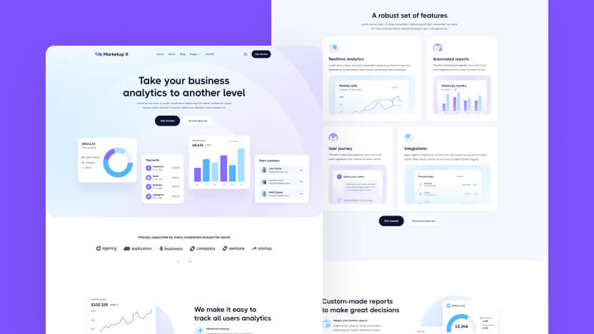 Marketup X Top SaaS Marketing Web Design
