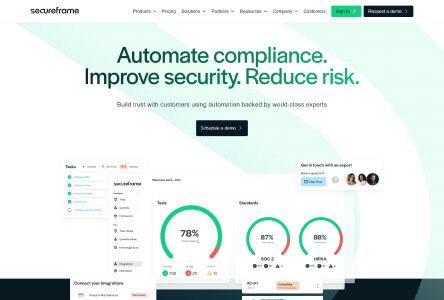 Secure Frame Top SaaS Secutiry Web Design