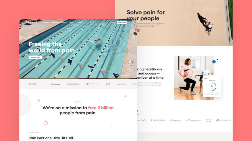 Sword Health Top SaaS Health Tech Web Design