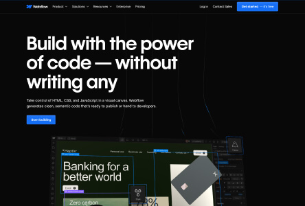 Webflow Top SaaS Creative Design Web Design