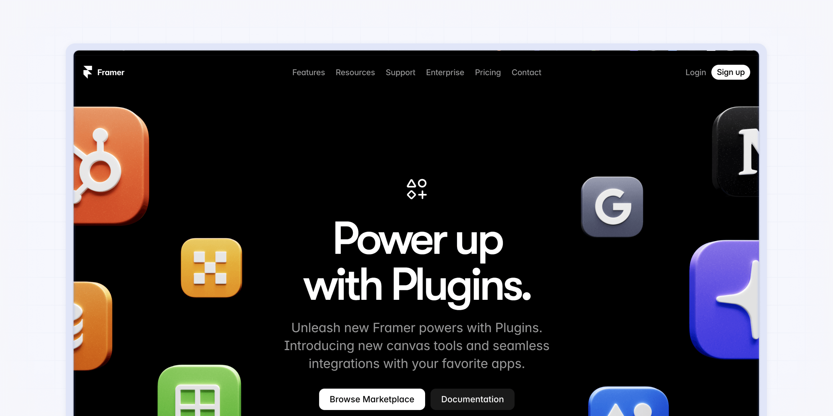 Framer plugins and integrations