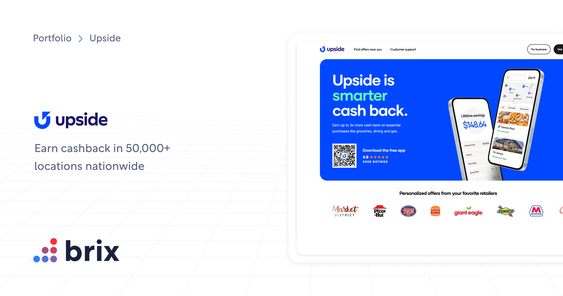 Upside - Portfolio | BRIX Agency