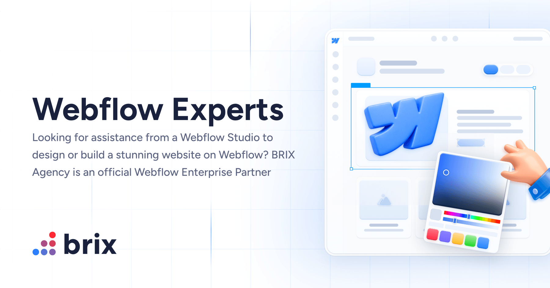 Hire Webflow Experts in Design & Development | BRIX Agency